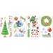 RoomMates PJ2010SCS Merry Christmas Peel & Stick Appliques