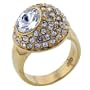Size 7 Round Cz Asymmetric Sterling Silver Jewelry Ring Fashion
