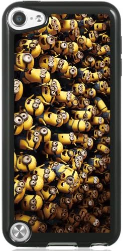 Despicable Me Minions Apple iPod Touch iTouch 5th Generation Hard Plastic Black or White cases (Black)