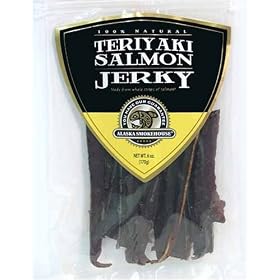 Alaska Smokehouse Teriyaki Salmon Jerky (Pack of 2) by Alaska Smokehouse