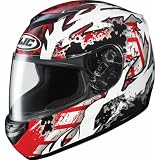HJC Skarr Men’s CS-R2 Sports Bike Racing Motorcycle Helmet – MC-1 / Large