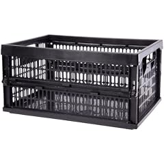 Klappbox Kunststoff schwarz 47x34x24cm