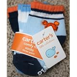 Carter's Comfy Fit Socks 3 Pair 0-3 Months Boy