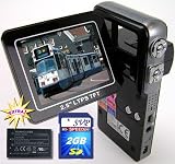 SVP HDDV-3000 12MP Max. 6-in-1 Multi-Functional Camcorder with Rare Huge Flip LCD! (2GB High Speed SD Card & 2 Lithium batteries Included)
