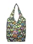 Trendy Sturdy Shopping Tote Bag - Rainbow Butterflies Pattern (Brown)