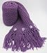 Handmade Pure Acrylic Scarf for Girls and Teens - Proud in Purple (Long size)