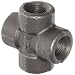 Anvil 2104 Forged Steel Pipe Fitting, Class 2000, Cross, NPT Female