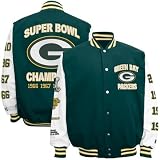 G-III Green Bay Packers Super Bowl XLV Champions Big & Tall Cotton and Canvas Jacket