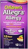 Allegra Childrens 12 Hour Allergy Relief, Orange Cream Flavored, 12 Tablets