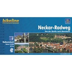 Bikeline Radtourenbuch, Neckar-Radweg. Von der Quelle nach Mannheim. 1:50000, wetterfest/rei�fest