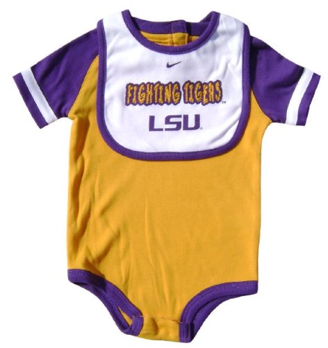 LSU Tigers Infant Creeper 2 Piece Set by Nike (6-9MO)