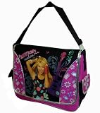 Disney Channel - Hannah Montana Backpack - Full Size - Black and Hot Pink with Silver Trim