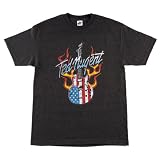 Flaming Guitar(Tシャツ)(ヘザーチャコール)(Lサイズ)(HWZCS-15443)