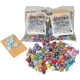 Chessex Dice: Pound of Dice (Pound-O-Dice) Approximately 100 Die ~ Chessex