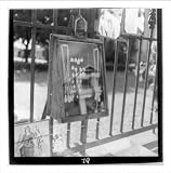 Historic Print (L): [Catholic religious scenes in Puerto Rico, 1944-46: religious charms, lockets & necklace