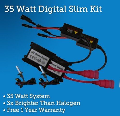 Digital Slim Kit (35 Watt HID) (H11 Single Beam, 6000k Crystal White)