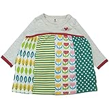 【H28年春物】 chocola(ショコラ) 天竺切替ワンピース 100cm/オートミール NO.CH-1621-58025