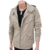 Mens Casual Zipup Hooded Jacket (GJ03)