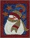 Midnight Snowman Punchneedle Kit-3 Inch X4 Inch