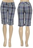 ZINC Stretch Plaid Bermuda Short