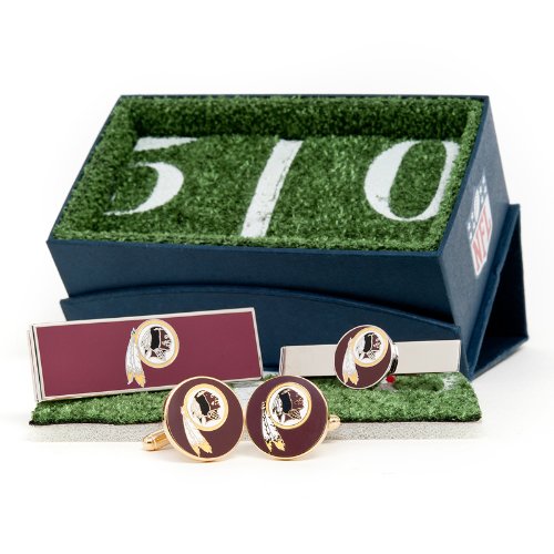NFL Washington Redskins Cufflinks and Money Clip Gift Set