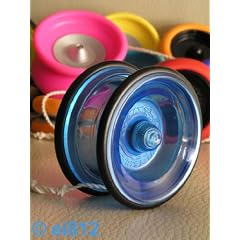 HENRYS Lizard Yoyo / Yo-Yo, blau, inkl. Trickb�chlein