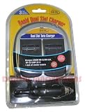 Digital Concepts CHTW-2L AC/DC Dual Slot Twin Charger for the NB-2L Canon Video & Digital Battery, with Car Charger, 110/220v.
