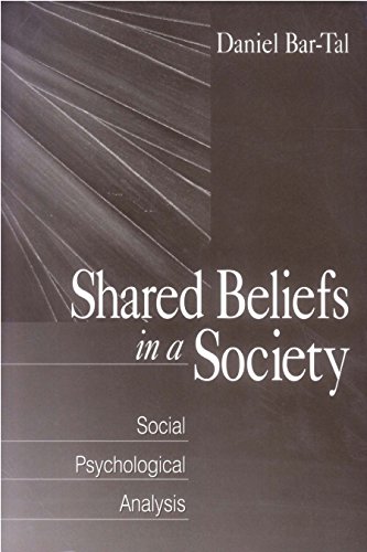 Shared Beliefs in a Society: Social Psychological Analysis