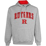 NCAA Rutgers Scarlet Knights Ash Classic Twill Hoody Sweatshirt