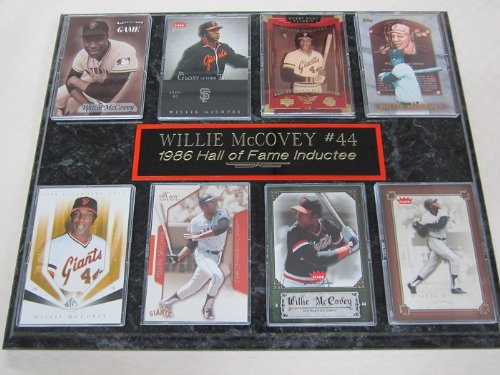 San Francisco Giants Willie McCovey 8 Card Plaque
