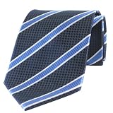 New Mens Navy Striped Necktie