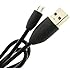 HTC Original Micro USB Data Cable for Thunderbolt, Inspire 4G, Incredible 2, HD7, EVO 4G and Desire S Mobile Phones - Non-Retail Packaging - Black