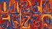 Zero-Nine Abstract Art Poster Print by Jasper Johns, 37x21