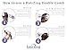 Hairzing Ponytailer 2-pack- Black / Silver- Snug - The Patented Original