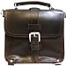 10" Leather Satchel Tote Messenger Bag L16 Coffee BRN for Man & Women (full leather shoulder strap, 3.5 LB weight bag)
