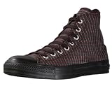 Converse Men's All Star Chuck Taylor Pinstripe Hi Casual Shoe Black, Red, White