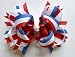 4th of July 4" Hair Bow