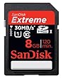 SanDisk SDSDX-008G-X46 Extreme Carte M�moire SDHC HD Video 30 Mo/s Classe 10 8 Go