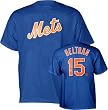 Carlos Beltran Youth T-Shirt - New York Mets #15 Carlos Beltran Name and Number S/S Blue Tee
