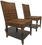 Strathwood Lanai Dining All-Weather Wicker Side Chair, Set of 2