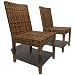 Strathwood Lanai Dining All-Weather Wicker Side Chair, Set of 2