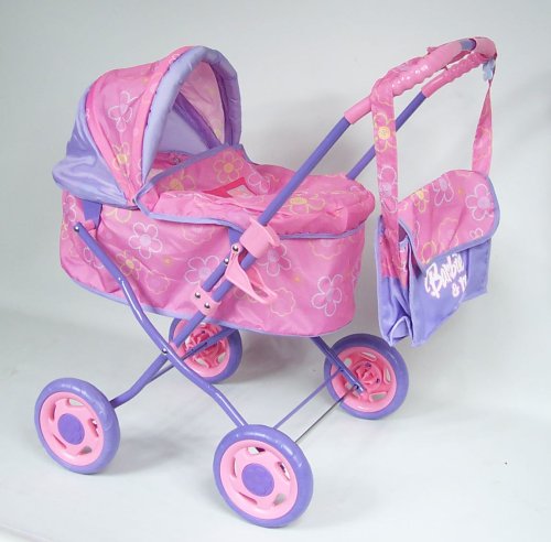 Childrens Toyshop  Toys : Barbie & Me Baby Travel Play Set (Pram, Bag & Papoose)