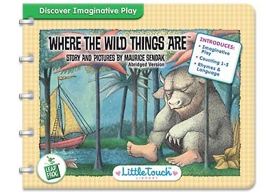 By Maurice Sendak Where the Wild Things Are, LeapFrog, Interactive Book & Cartridge (Little Touch LeapPad Library, Inf (1st First Edition) [Spiral-bound]