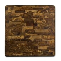 Architec Gripperwood 13-by-13-Inch Endgrain Acacia Cutting Board