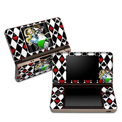 Alice Design Decorative Protector Skin Decal Sticker for Nintendo DSi XL Game Device