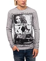 BIAGGIO Camiseta Manga Larga (Gris)