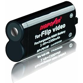 Digipower BP-PD1W Replacement NiMH Battery for Flip Ultra 2G and Ultra HD Camcorders