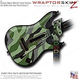 Camouflage Green Skin fits Band Hero, Guitar Hero 5 & World Tour Guitars for XBOX 360 & PS3 (GUITAR