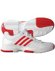 Adidas - Adipower Barricade W Ladies Shoes In Running White Core Energy Metalic Silver by 