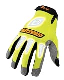 Ironclad IVG-03-M I-Viz Reflective Gloves, Reflective Lime Green, Medium
